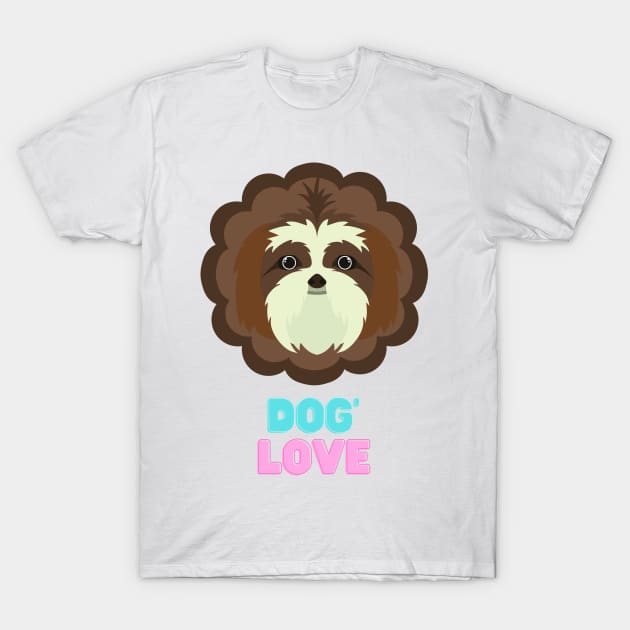 Love dogs my family T-Shirt by MeKong